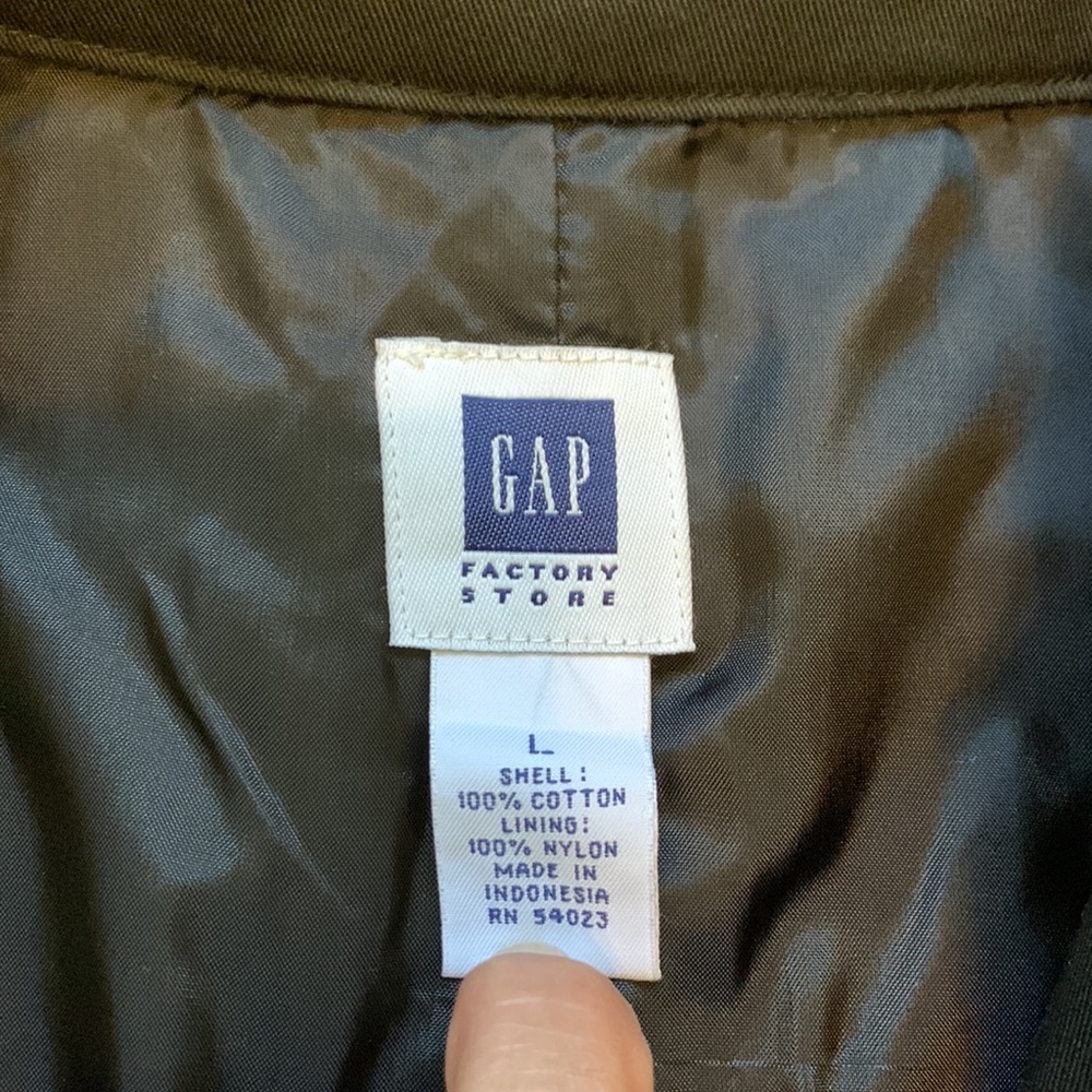 Gap Factory Store Black Lightweight Jacket Size Large - Picture 6 of 6